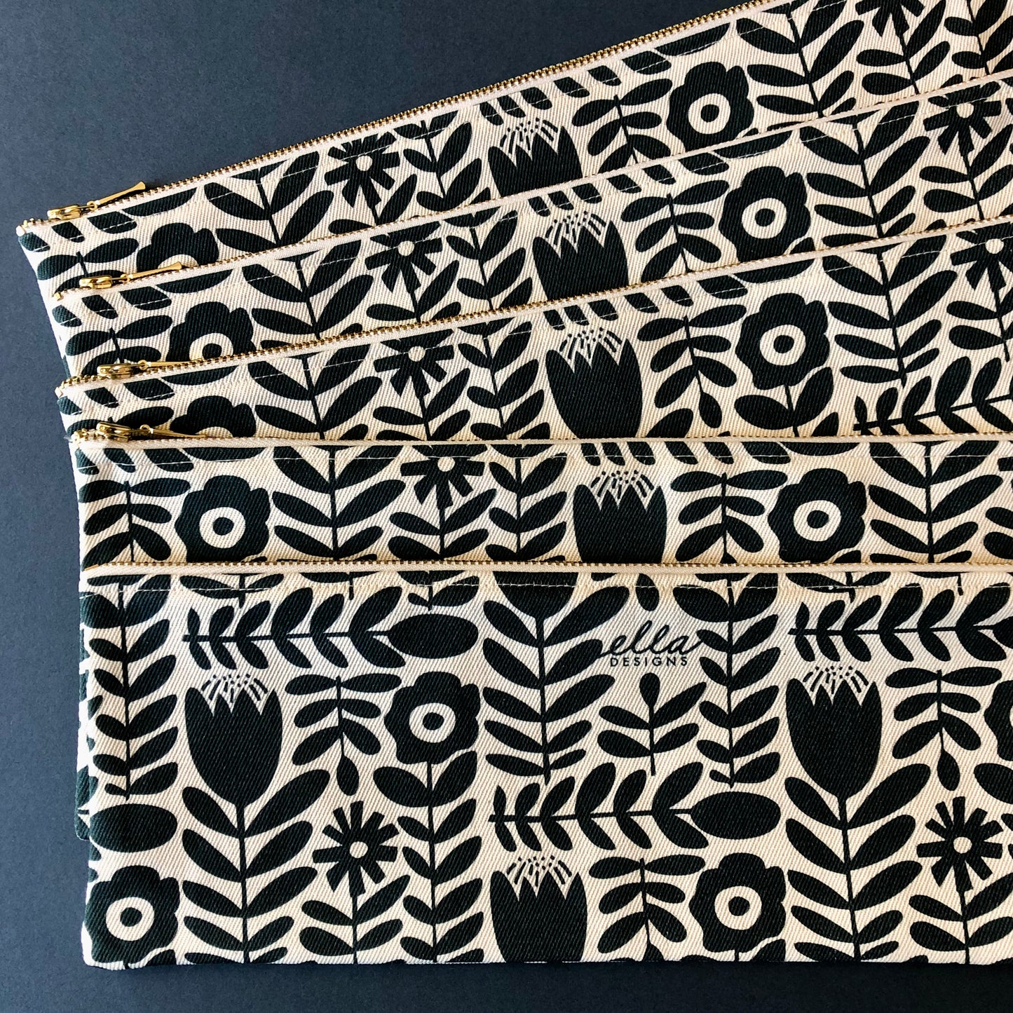 33cm Pencil Bags | Klara in Deep Teal