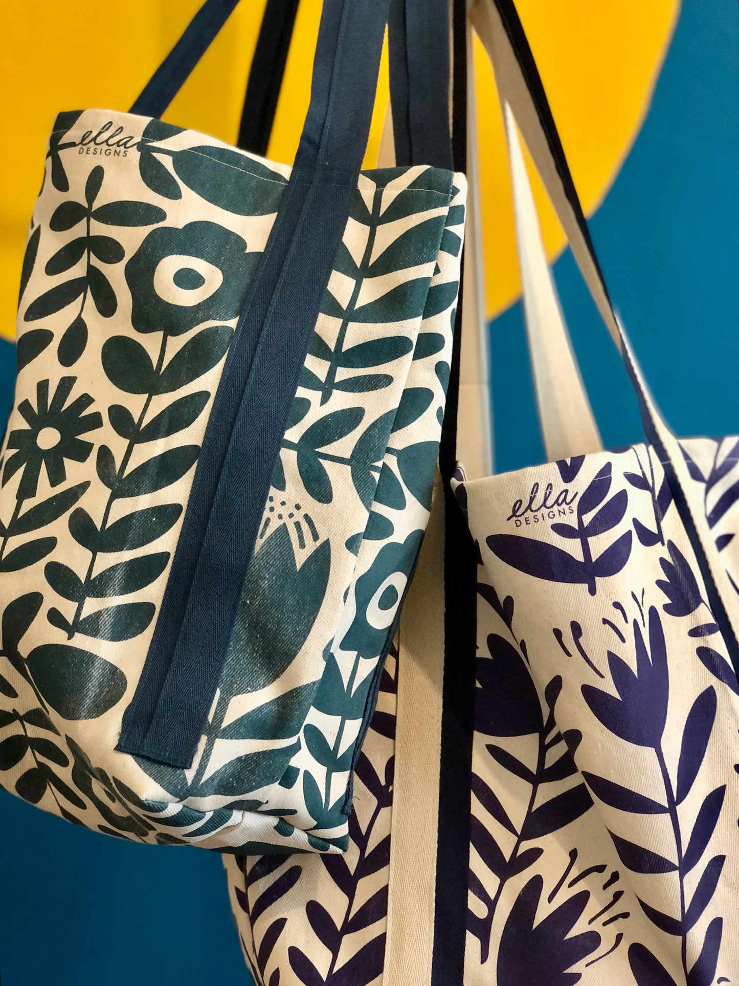 Klara Tote Bag in Deep Teal