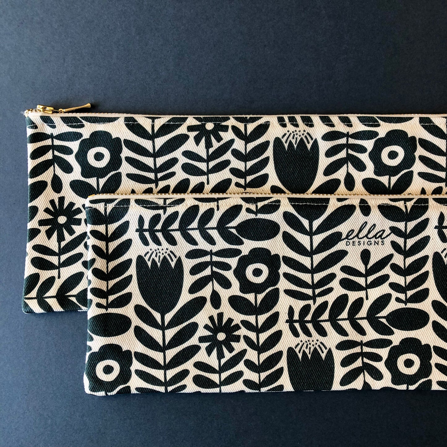 33cm Pencil Bags | Klara in Deep Teal
