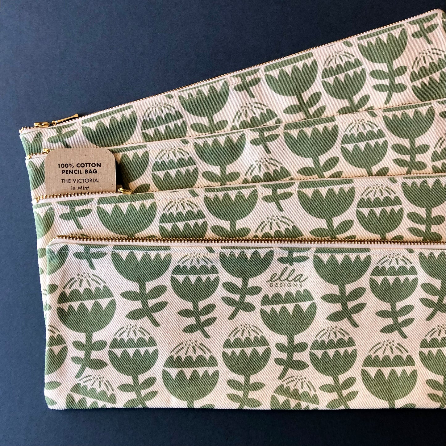 33cm Pencil Bags | Victoria in Mint